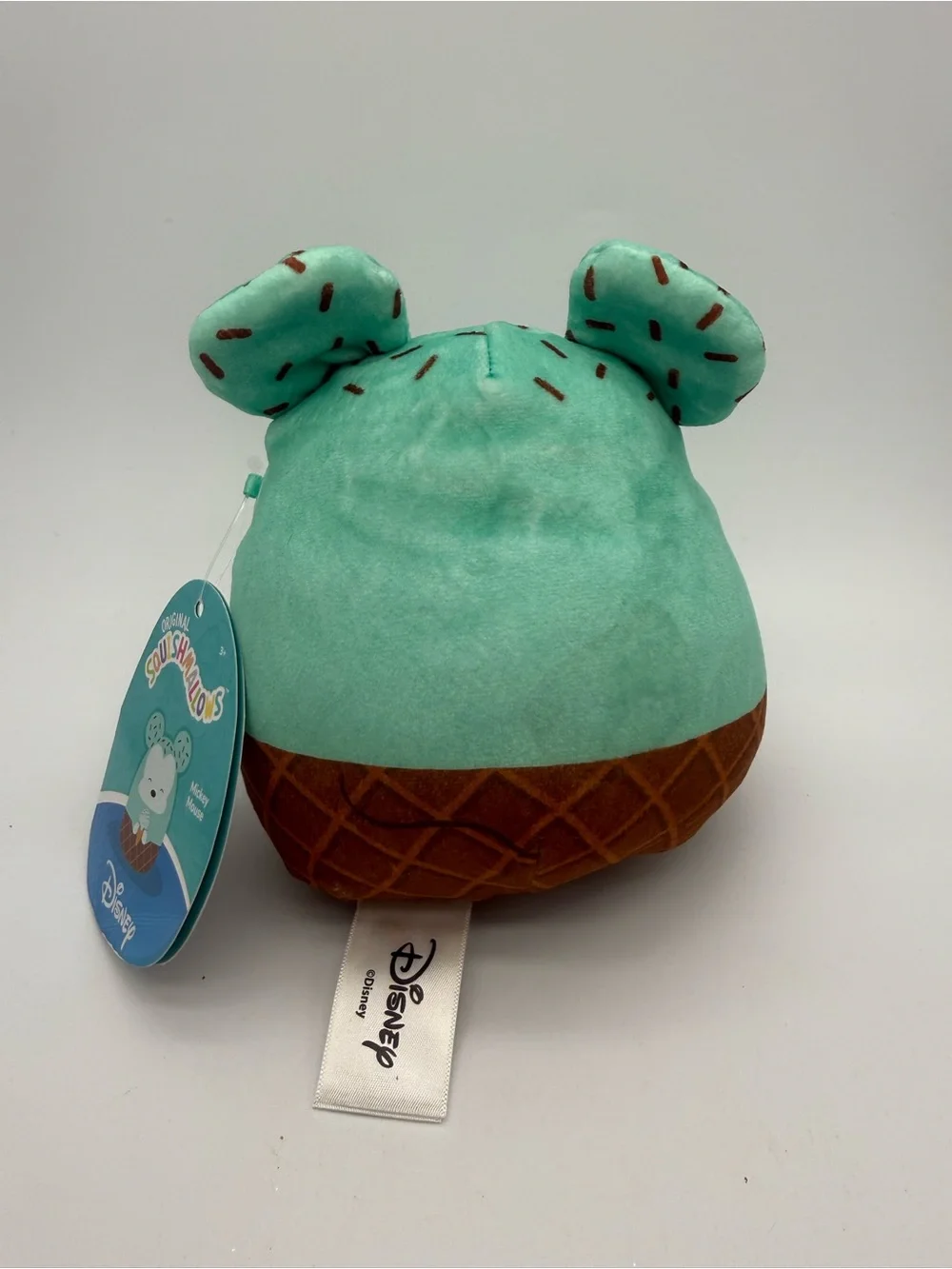 Squishmallows Disney Mickey Mouse Mint Chocolate Chip Ice Cream Scented 5” Plush